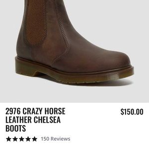 WORN ONCE DOC MARTIN chelsea boot